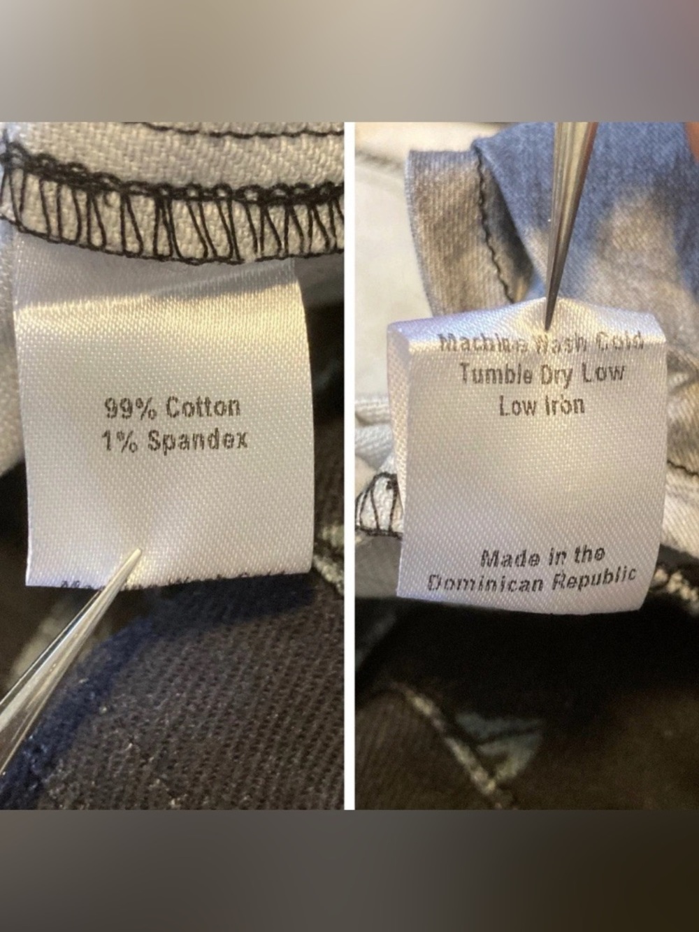 NWT THE KIT - Daniel Vosovic Cropped Alexa Jeans Sz 18 Granite Floral 99% Cotton - Picture 17 of 17
